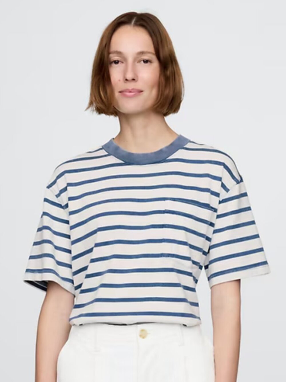 Gap Doen Striped Pocket Tee